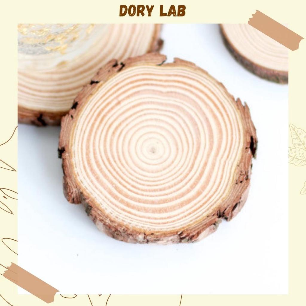 Đế Gỗ Lót Nến Thơm, Lót Ly, Phụ Kiện Decor - Dory Lab