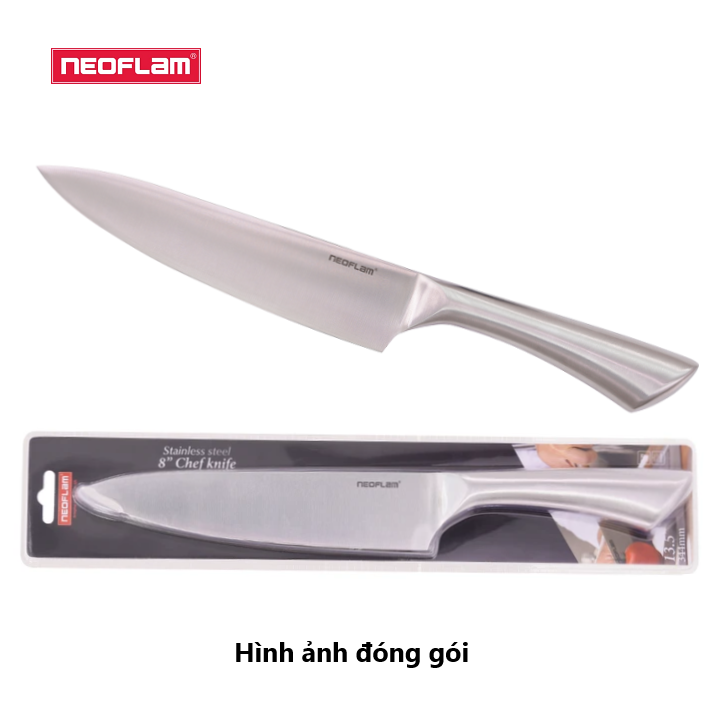 [HÀNG CHÍNH HÃNG] Bộ dao 3 đa dụng Neoflam, iMat Lưỡi thép cacbon 3CR14 sắc, bền bỉ, cán dao làm bằng inox 430 không gỉ.