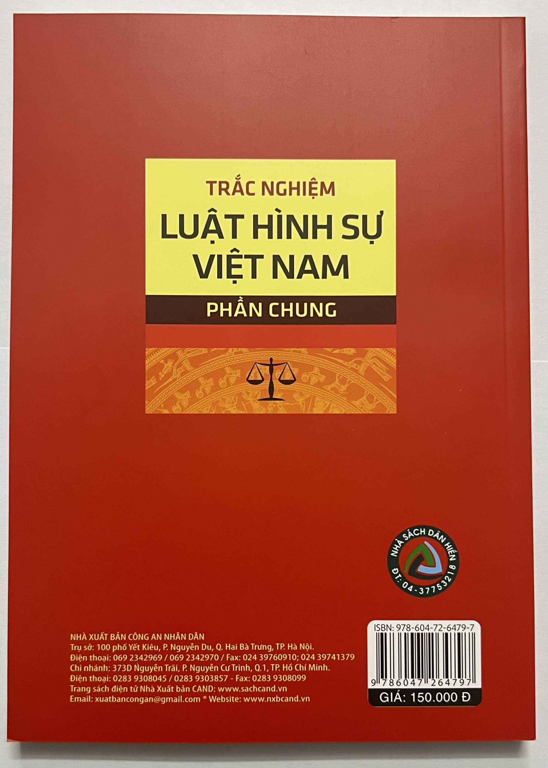 Sách - Trắc Nghiệm Luật Hình Sự Việt Nam Phần Chung