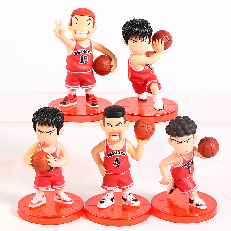 Bộ 05 Mô Hình Slam Dunk Shohoku - Cầu Thủ Bóng Rổ