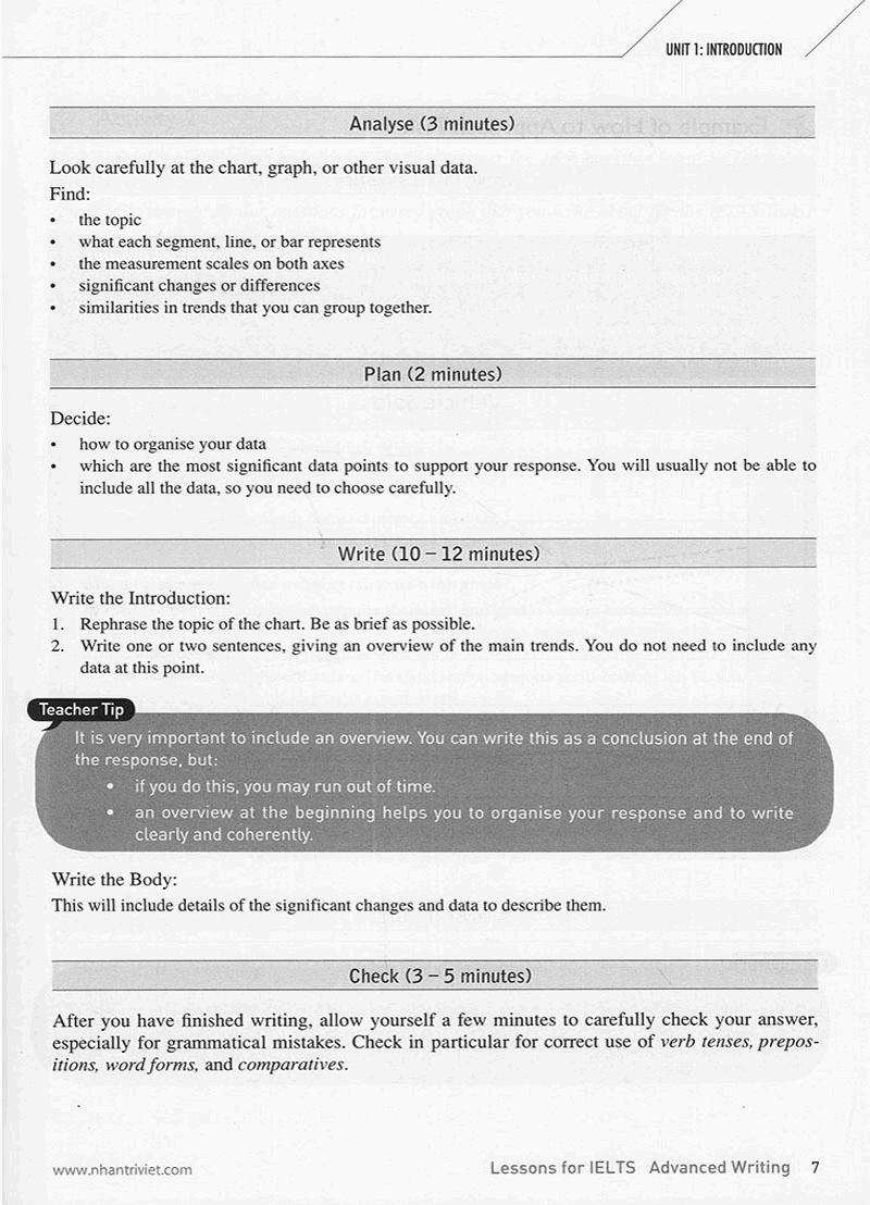 Sách Lessons For IELTS - Advanced Writing