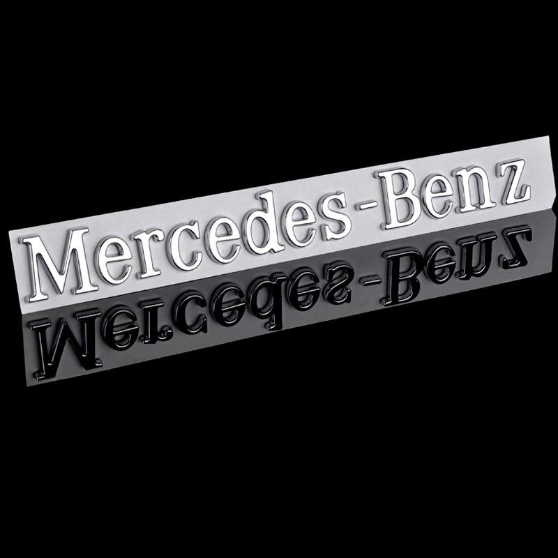 Tem Chữ Nổi Mercedes-Benz Dán Trang Trí Xe - Hot
