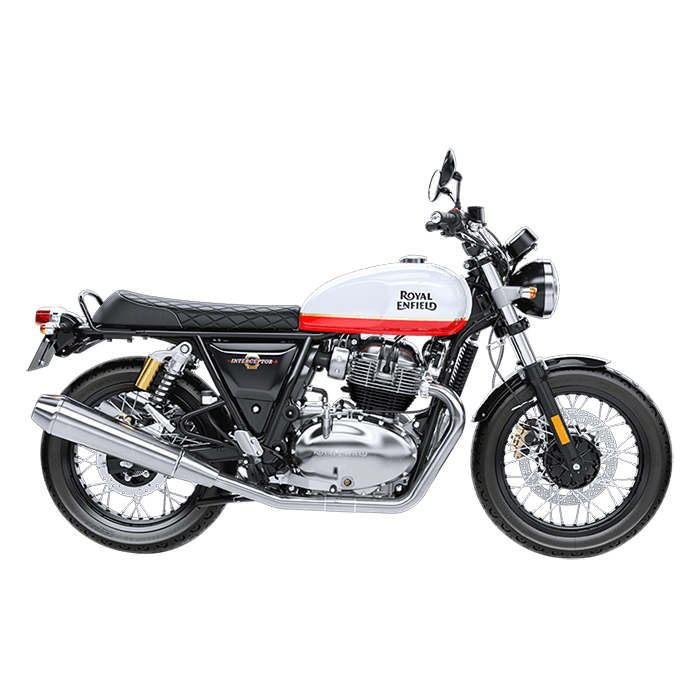 Xe Moto Royal Enfield Interceptor - Trắng