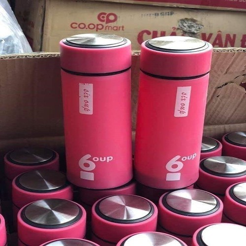 Combo 3 bình giữ nhiệt thủy tinh bọc silicon 6up