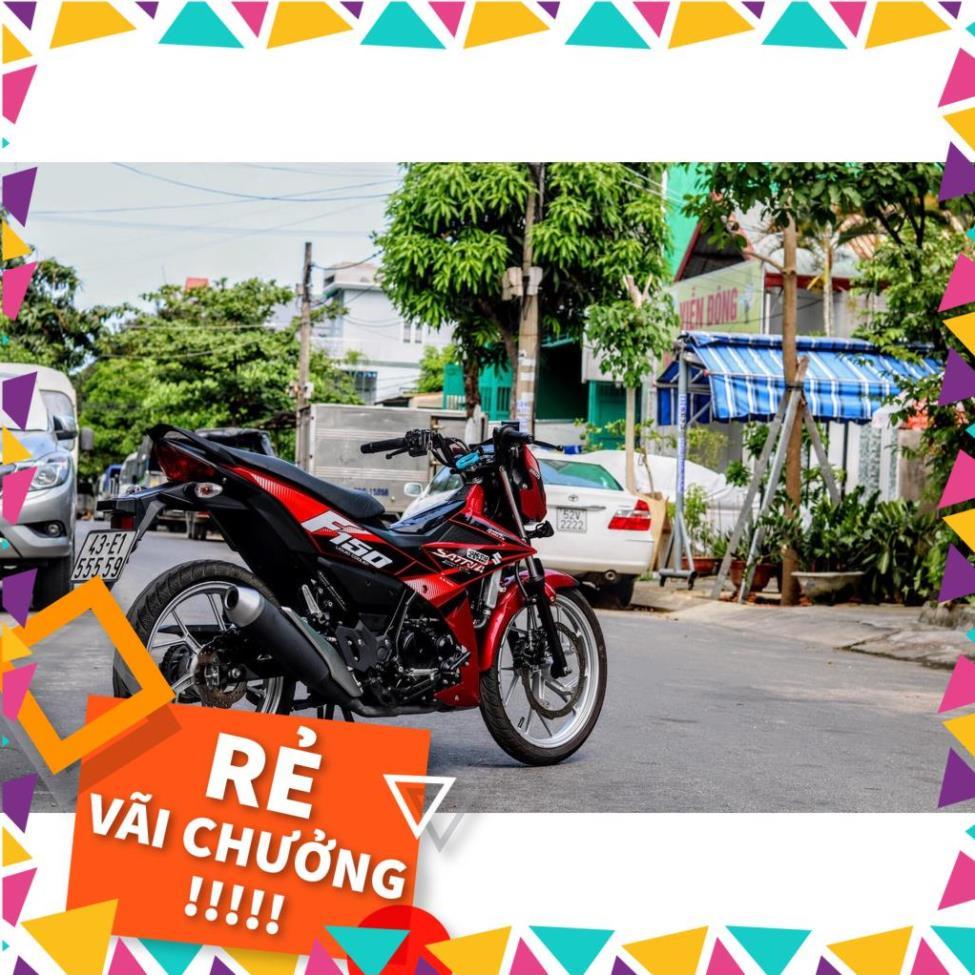 Tem Rời Raider FI Mẫu Đỏ Đen Trắng Chữ Satria F150
