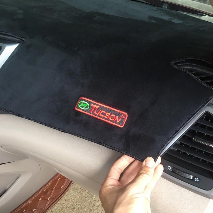 Thảm Taplo chống nóng lông cừu cao cấp theo xe HUYNDAI TUCSON 2017 - 2019