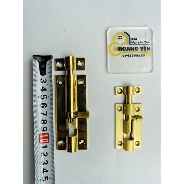 Chốt đồng cửa gỗ, chốt cửa sổ, ô thoáng bằng đồng 5cm & 7cm