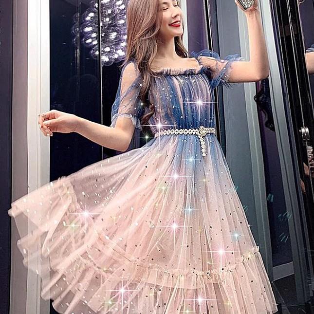 ️Đầm,Váy Ngàn Sao Ombre + Belt Ngọc