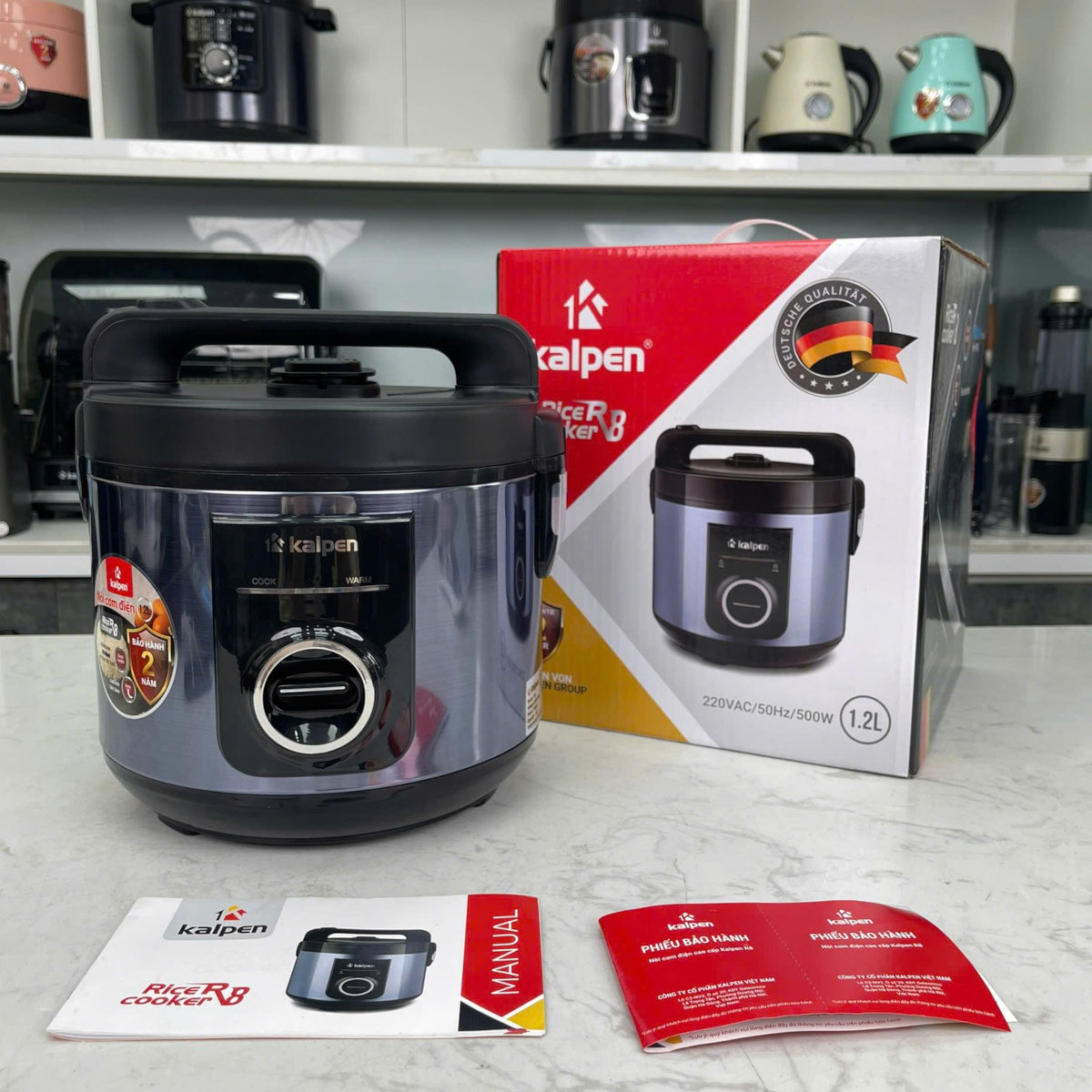 Nồi cơm điện cao cấp Kalpen R8 dung tích 1.2L công suất 500W chuẩn Đức, bảo hành 2 năm - Hàng chính hãng