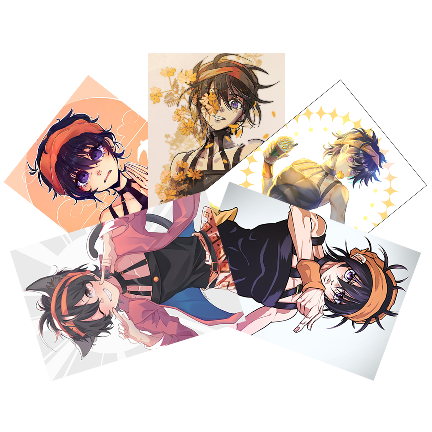 SET 10 Tranh Poster JoJo no Kimyou na Bouken A4 21cmx30cm