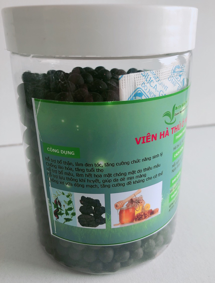 Viên hà thủ ô mật ong - Hủ 500g