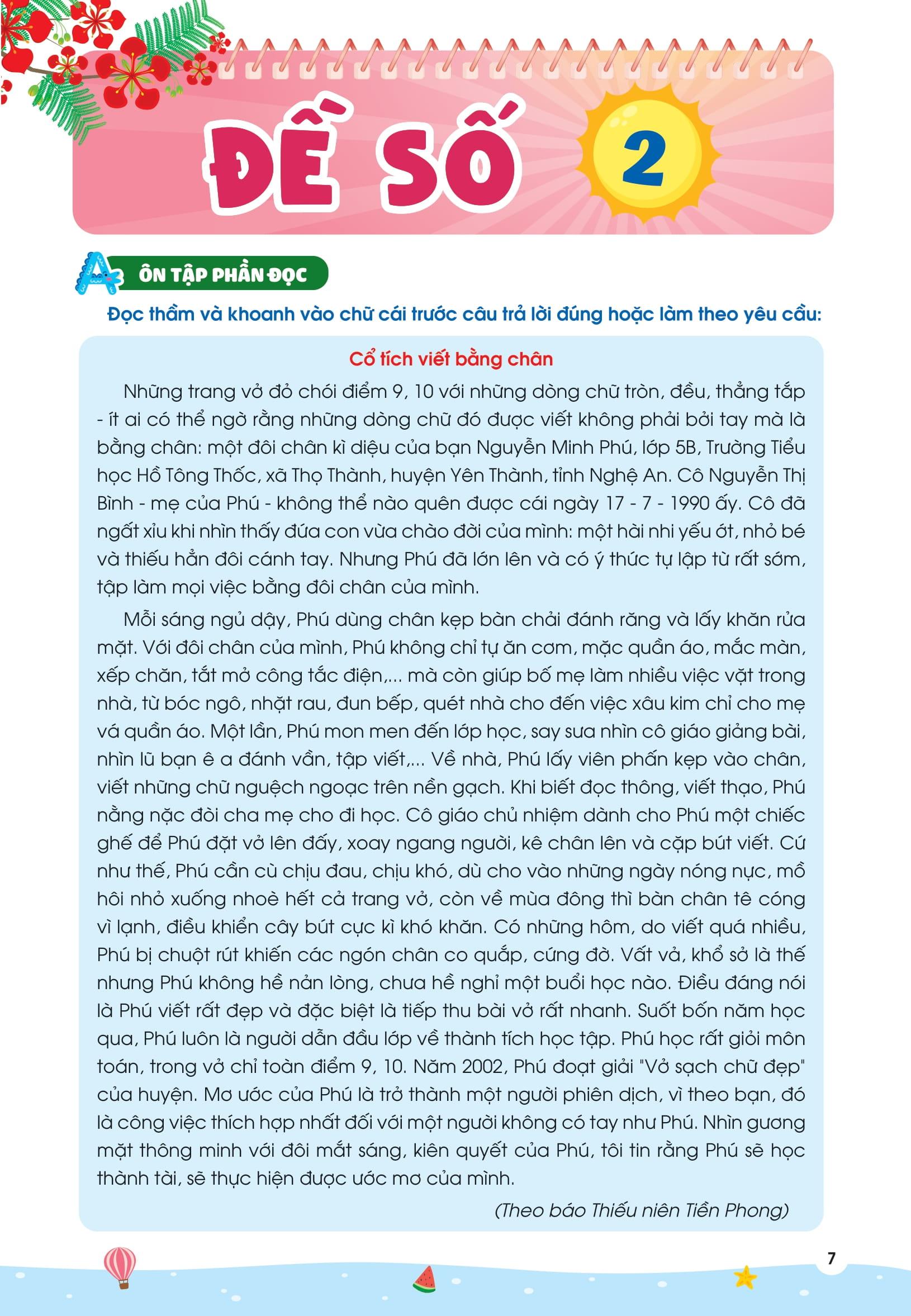 Sách - Phiếu Ôn Hè Tiếng Việt Lớp 4