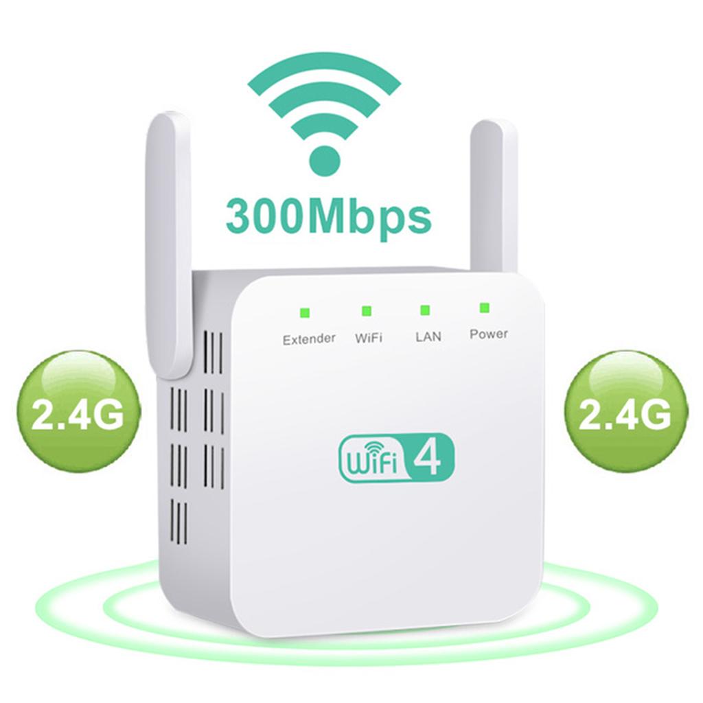 300Mbps Wireless Wifi Repeater Router 2.4G 2 antenna Wifi Signal Amplifier
