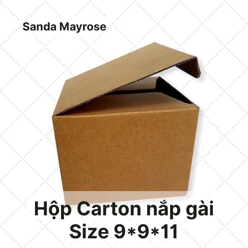 20 HỘP CARTON NẮP CÀI SIZE 9*9*11 ĐỰNG SẢN PHẨM QUÀ TẶNG MỸ PHẨM, NẾN THƠM