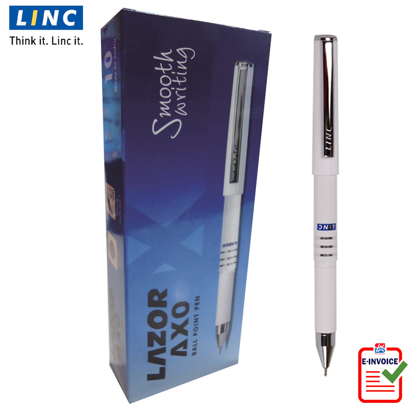 Bút bi LINC Lazor Axo nắp gài 2592F - Ngòi 0.7mm - Hộp 10 chiếc