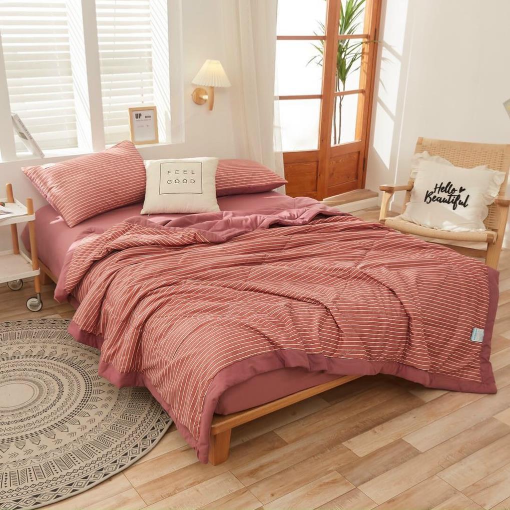 Bộ chăn ga gối Chần Bông Cotton TC đủ size giường nệm 1m2 đến 2m*2m2