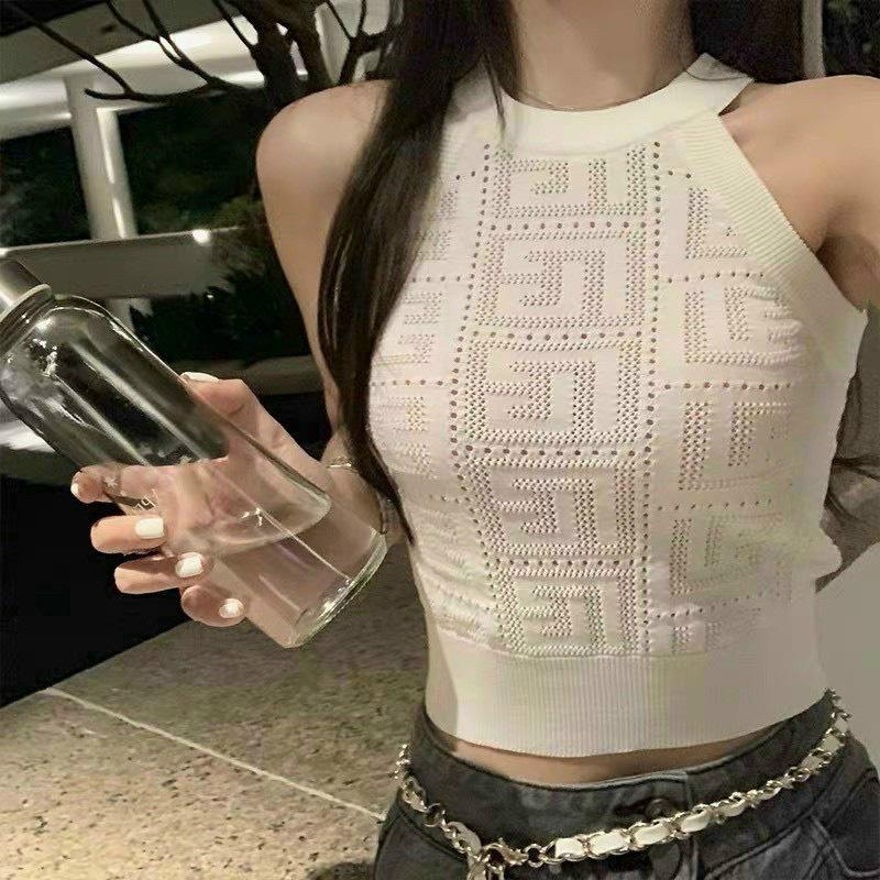 Áo Yếm Croptop Sát Nách Mongterghi Hoạ Tiết 3D Chất Liệu Co Giãn Thoải Mái Kết Hợp Quần Cạp Cao Siêu Đẹp