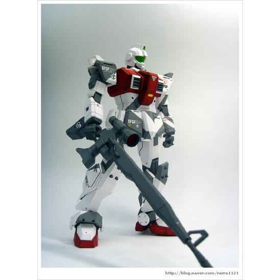 Mô hình giấy Gundamm RGM-79 GM Sniper