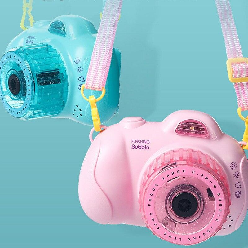 Đồ Chơi CLEVER HIPPO TOY Máy Chụp Hình Bong Bóng Đèn Flash - Hồng 8687/PK