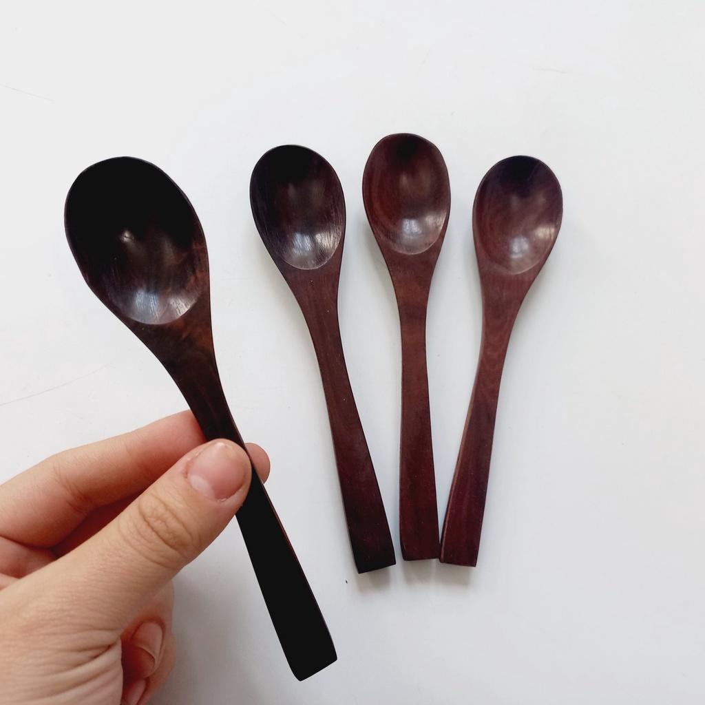 Thìa Gỗ Trắc Cỡ 14x3 cm Uống Trà, Cà Phê, Ăn Chè Của Craft Closet