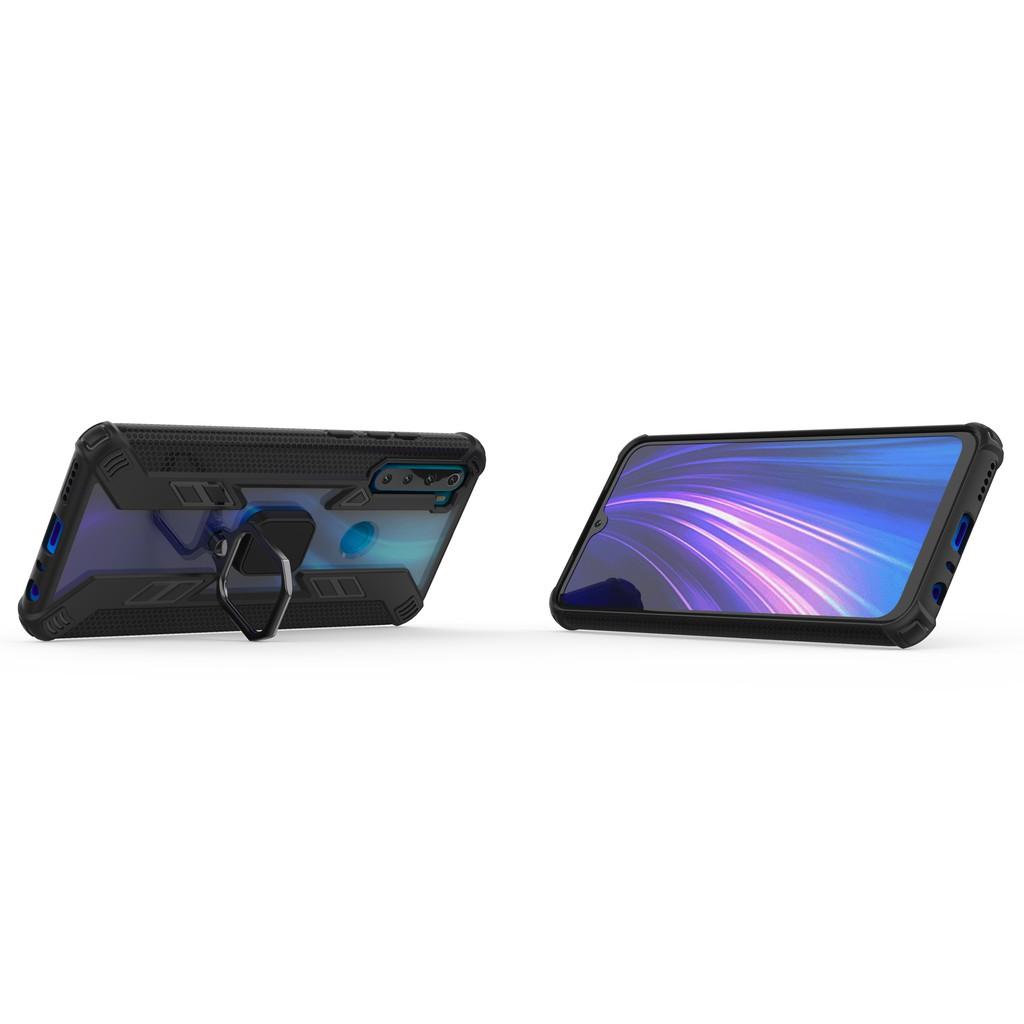 Ốp lưng Xiaomi Redmi Note 8 iRON MAN IRING TRONG SUỐT Nhựa PC cứng viền dẻo chống sốc