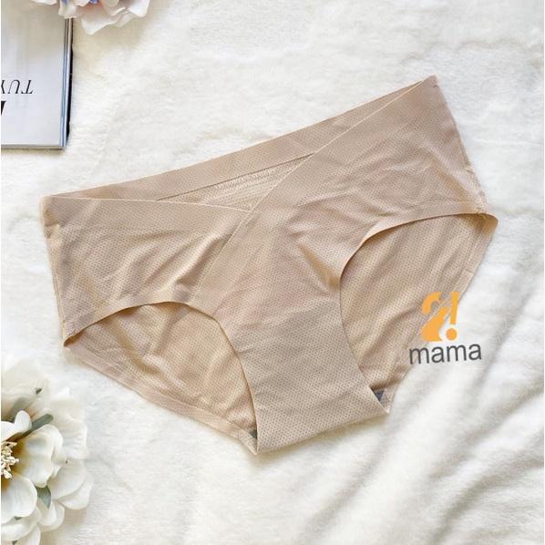 Quần lót bầu và sau sinh su đúc cạp chéo thông hơi đồ lót chip bà bầu không đường may cao cấp 2!MAMA