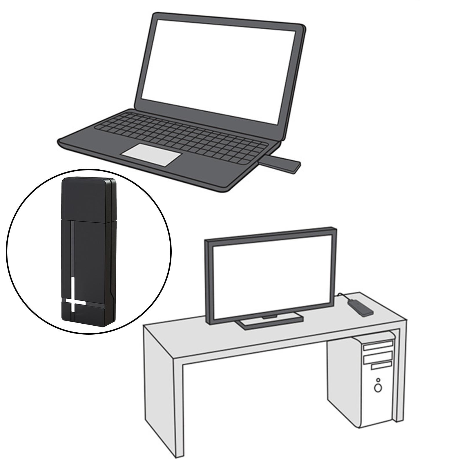 Wireless Adapter Fit for USB Receiver Lightweight Easy To Use