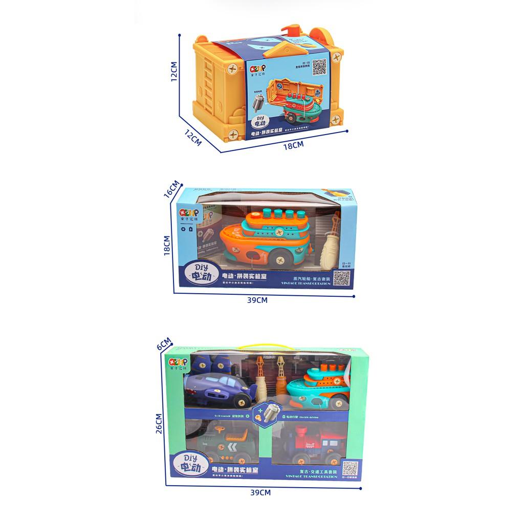 Ô Tô Đồ Chơi Lắp Ráp ToyBox, Máy Bay Lắp Ráp, Đồ Chơi Thông Minh Phát Triển Trí Tuệ Cho Bé