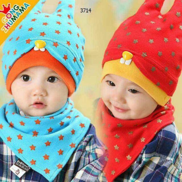 Set mũ yếm ngôi sao