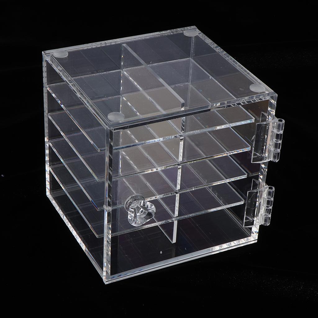Acrylic 10 Tier False Eyelash Display Storage Case Organizer Glue Pallet Box