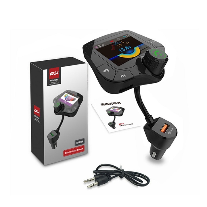 Thiết bị chuyển đổi nhạc MP3-FM trên ô tô có bluetooth cao cấp