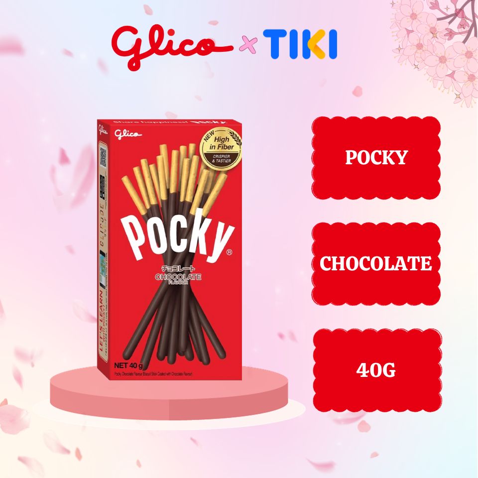 Bánh que phủ kem nhiều vị GLICO Pocky (Combo 10 hộp - 2 socola 2 dâu 2 cookie 2 matcha 2 double choco)