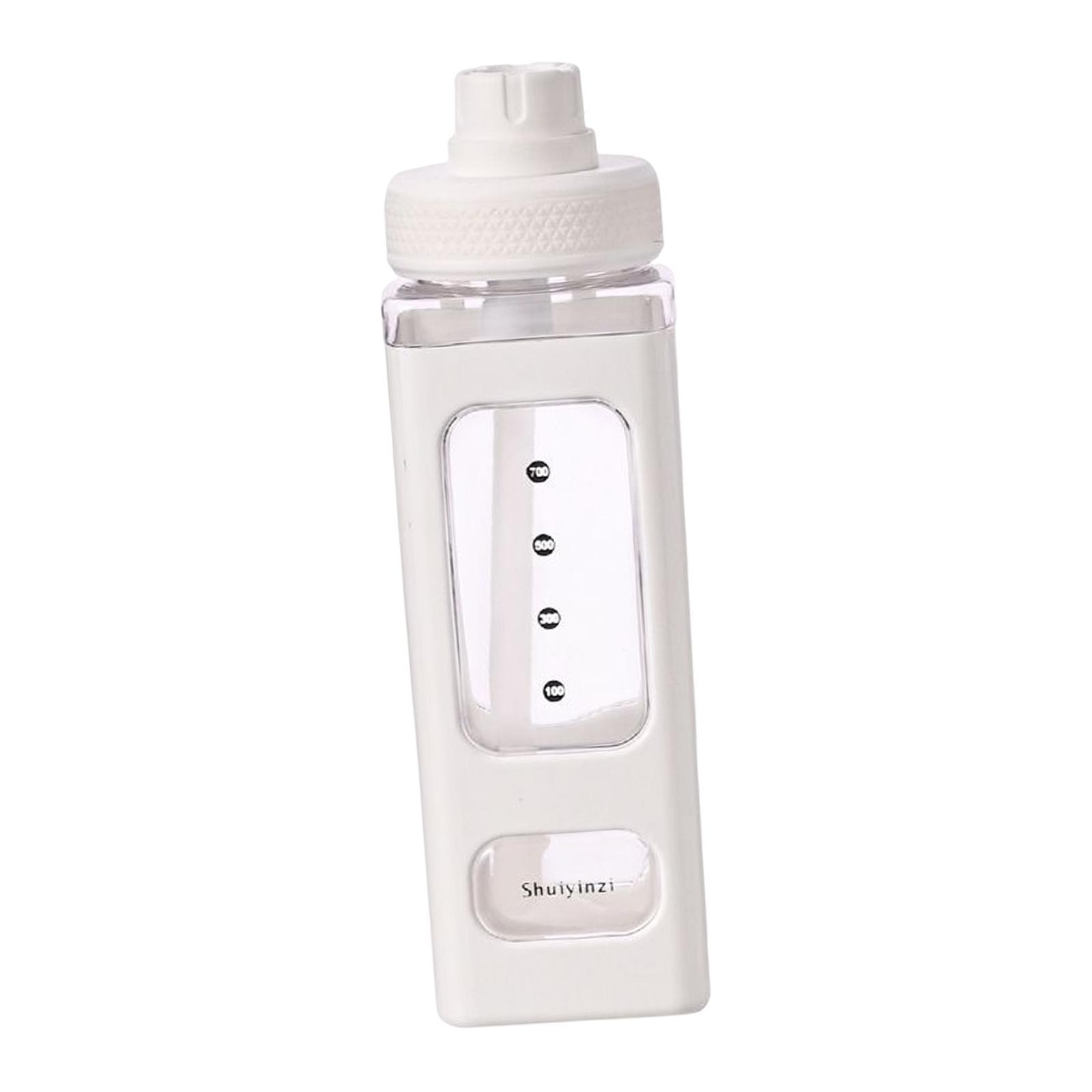 Water Bottle with Straw 700ml Reusable with Lids and Straws Handle Large Water Jug for Adult Student