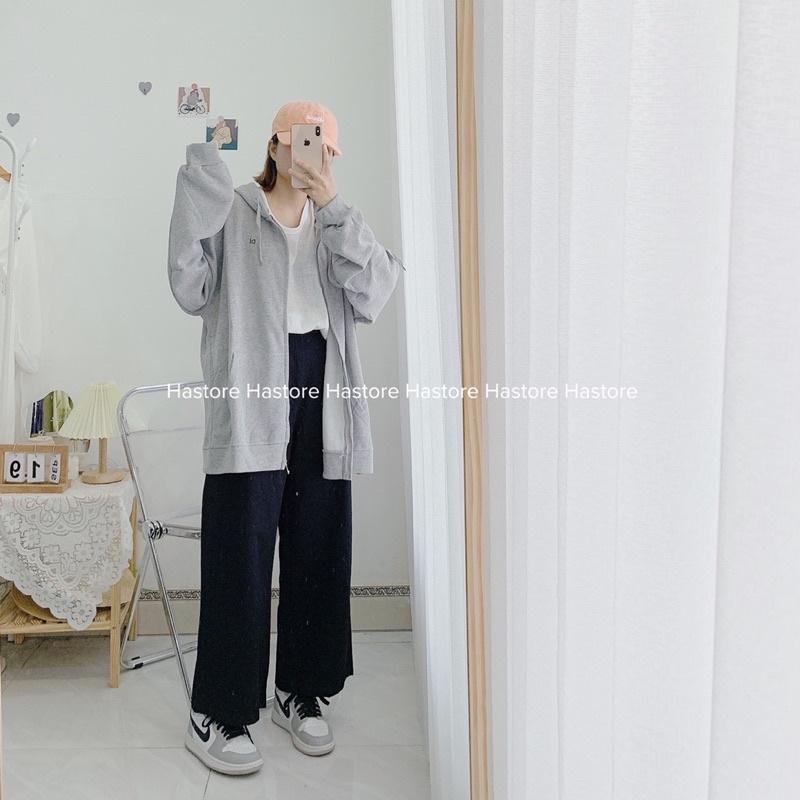 Áo khoác nỉ tăm dày dặn form to