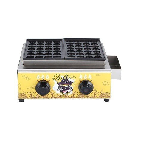 máy làm bánh takoyaki bánh bạch tuộc model máy gas 56 lỗ