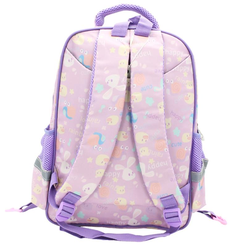 Ba Lô Học Sinh Cần Kéo 3 Ngăn - Hình Kỳ Lân - Hong Sheng 2021 - Màu Tím