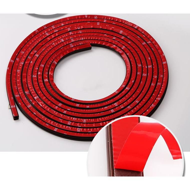 Cuộn 3 mét Gioăng Ron Cách Âm Khung Cửa Màu Nâu Loại 10*6, *8, *10, *12, *15mm