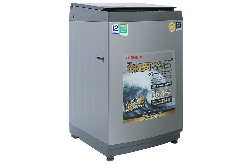 Máy giặt Toshiba Inverter 12 kg AW-DUK1300KV -Hàng chính hãng- Giao lắp tại Hà Nội