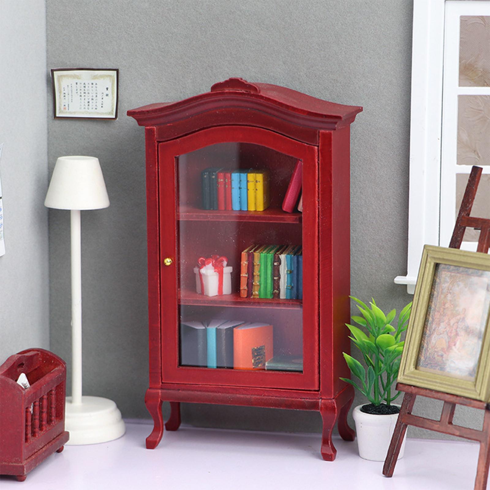1/12 Dollhouse Display Cabinet Accessories Decoration Dollhouse Furniture