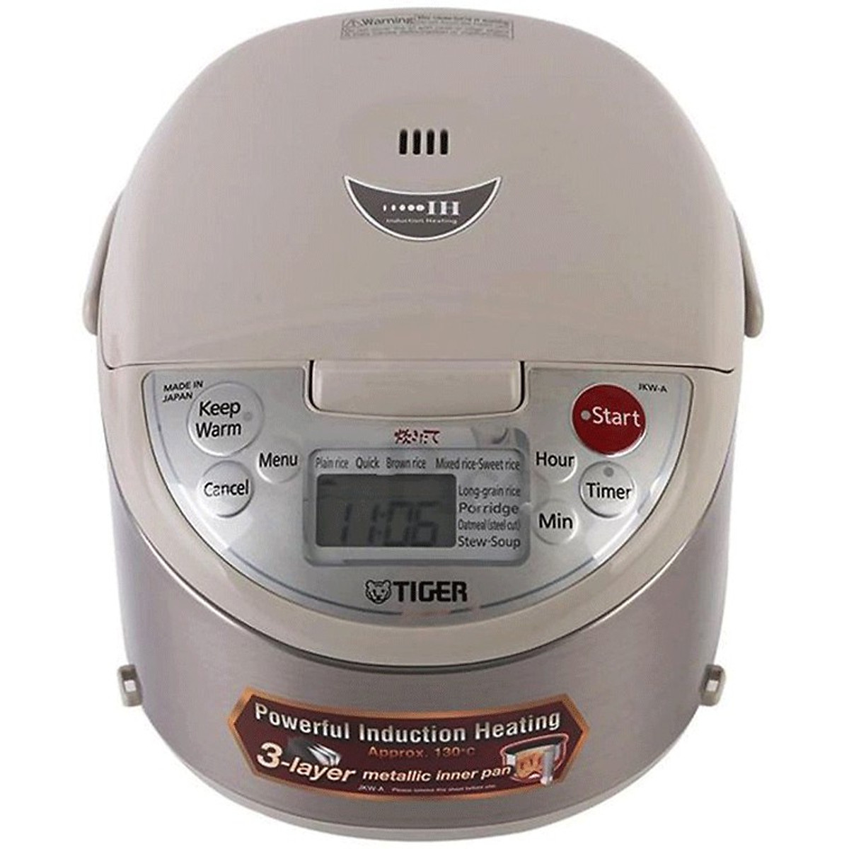 Nồi Cơm Cao Tần Tiger JKW-A18W -1.8L - Hàng Chính Hãng