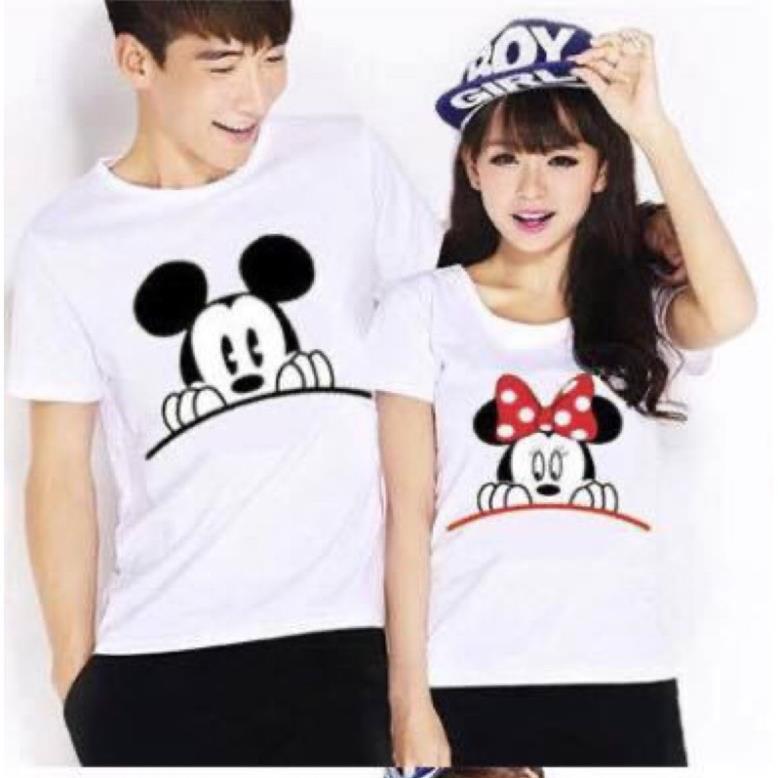 {Có ảnh thật }Áo thun đôi Mickey & Miny (có bán lẻ)