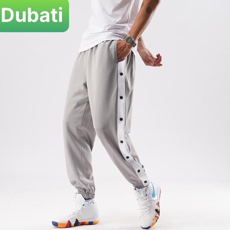 QUẦN JOGGER THỂ THAO NAM NỮ UNISEX CHẤT NỈ DÀY DA CÁ ỐNG SUÔNG RỘNG 7 CÚC BẤM THỜI TRANG THU ĐÔNG HOT TREND - DUBAI F