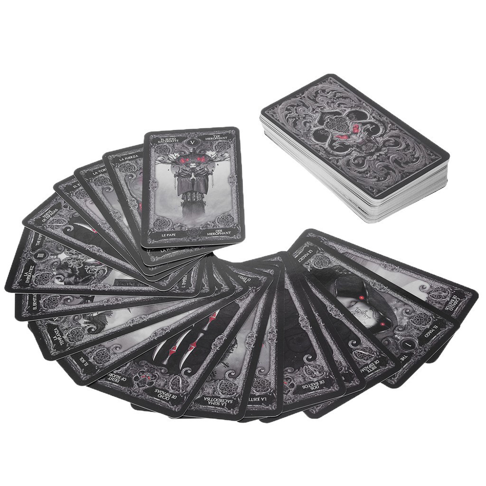 [Size Gốc] Bộ Bài Tarot XIII Dark Tarot 78 Lá Bài Tặng Đá Thanh Tẩy