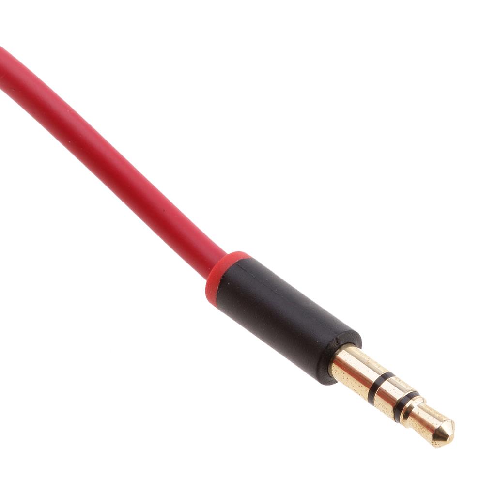 Replacement Audio Cable Cord Wire with In-line Microphone and Control For Beats by Dr Dre Headphones Solo/Studio/Pro/Detox/Wireless/Mixr/Executive/Pill