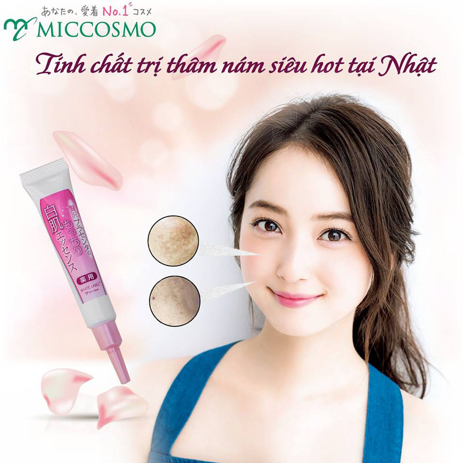 Kem Hỗ Trợ Đặc Trị Nám, Mờ Tàn Nhang, Đốm Đen Giàu Tinh Chất Nhau Thai từ Nhật Bản White Label Premium Placenta Whitening Tuýp 20gr