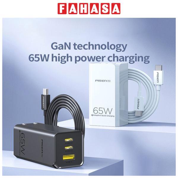 Bộ Sạc Nhanh Pisen Pro - GaNUltra 65W 2C1A - Pisen CC1200