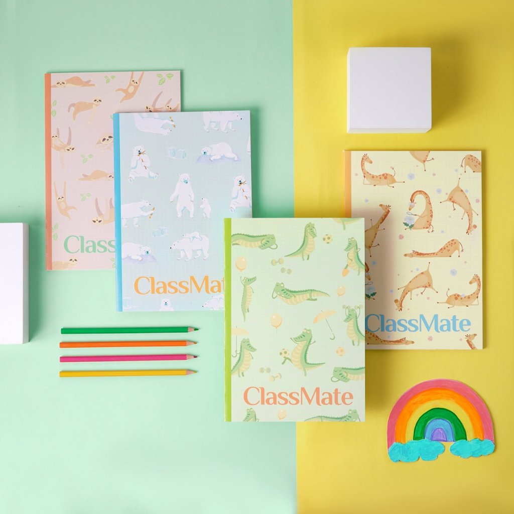 Lốc 5 Vở KN Classmate 120 Trang Pattern NB5-12-0608 - Bìa Vở Cán Vân Chống Nước