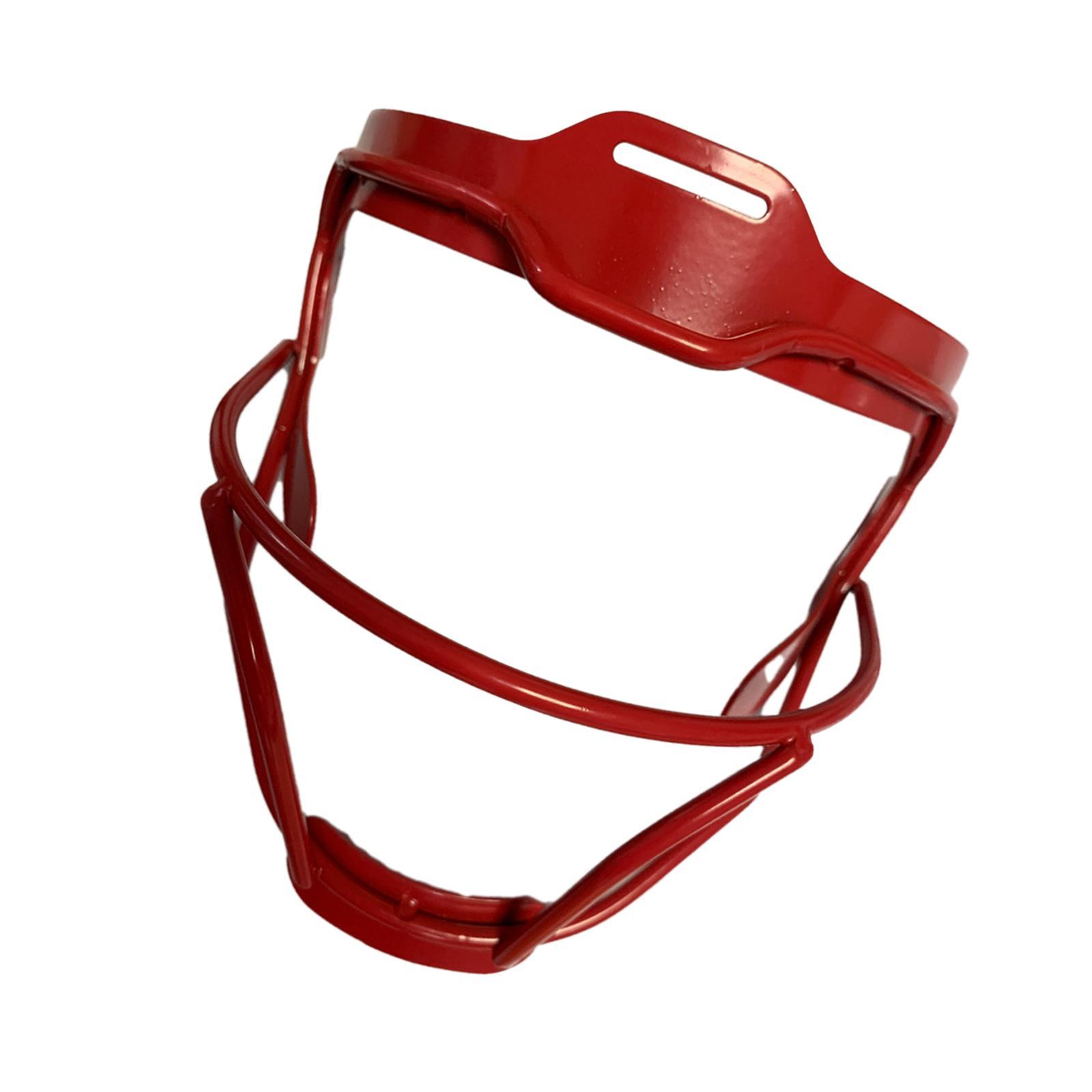 Softball Batting Mask Face Guards Metal Wire Protective Cover Wide Vision Safety