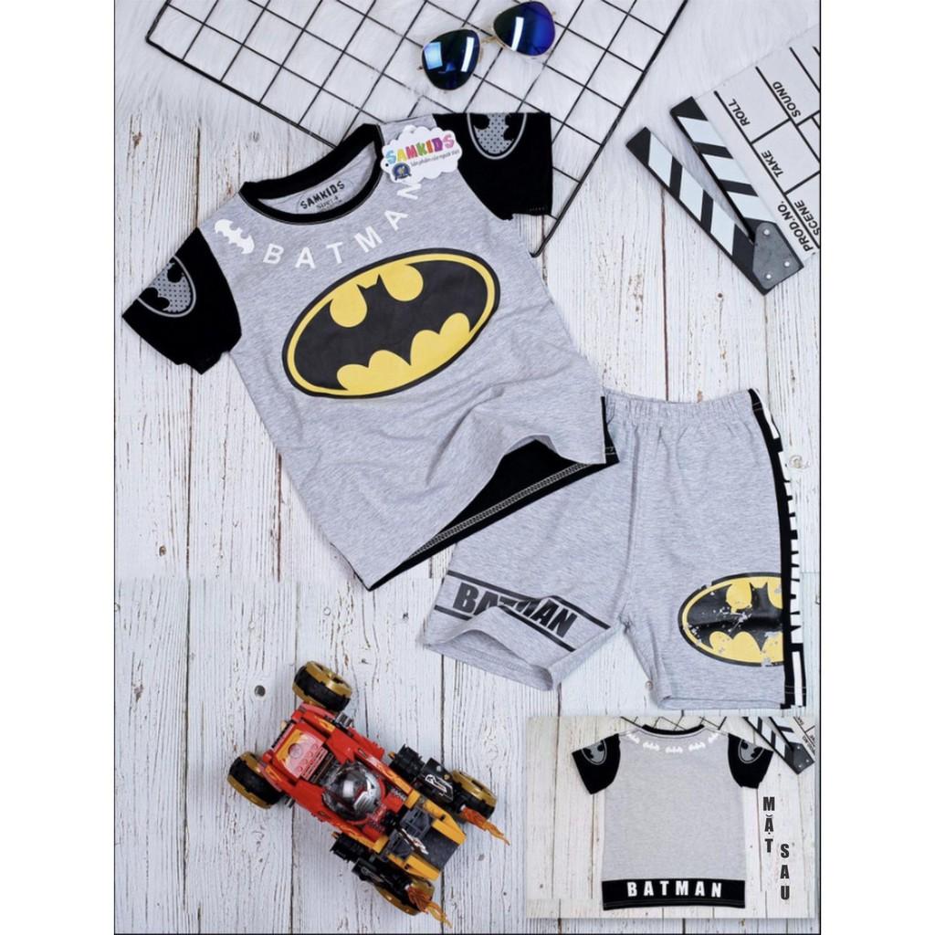 Bộ quần áo người dơi ngắn tay size 12 đến 45kg