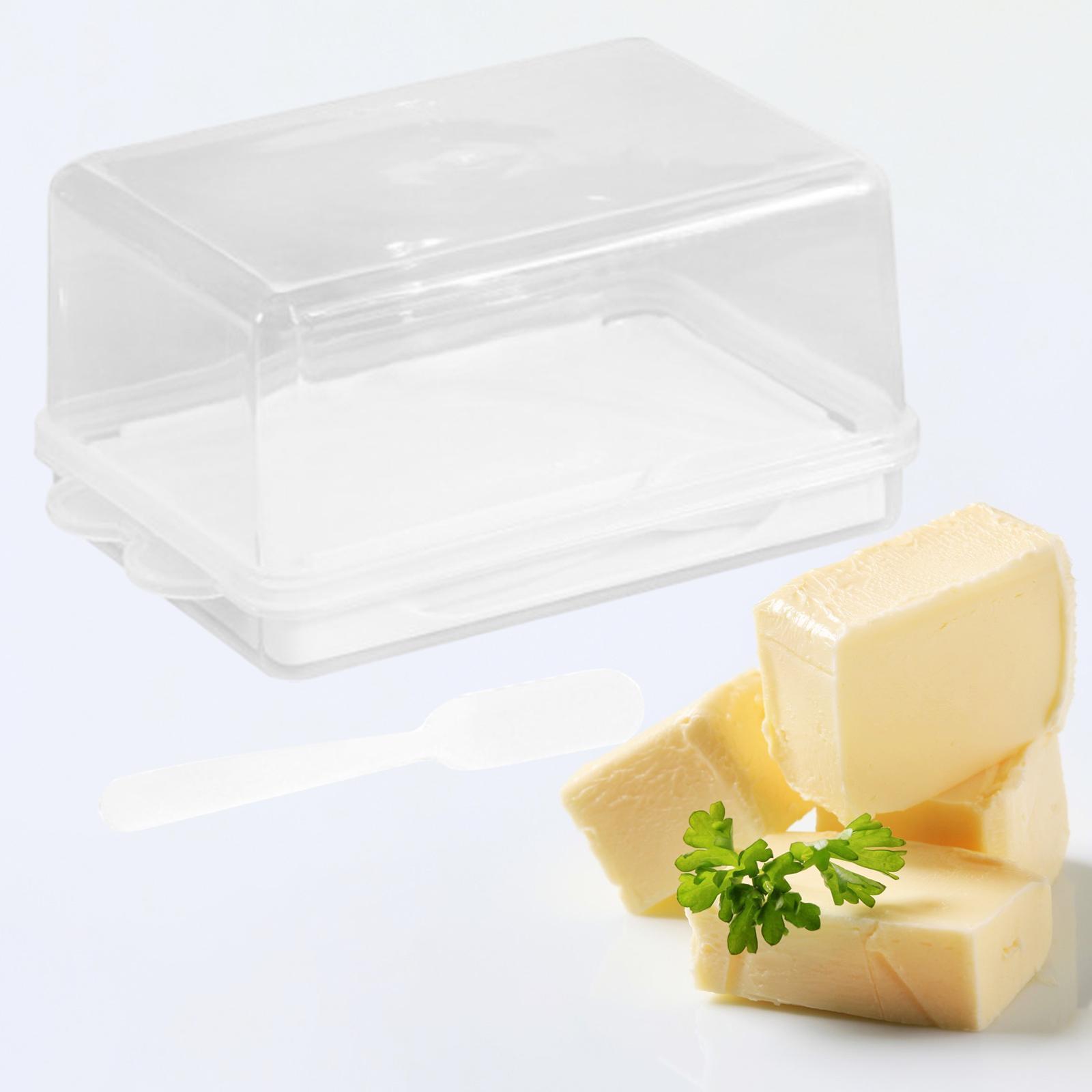 2 in 1 Butter Dish Vintage Butter Serving Tray with Lid  Slicer